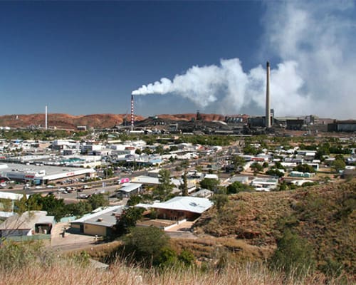 Mining towns
