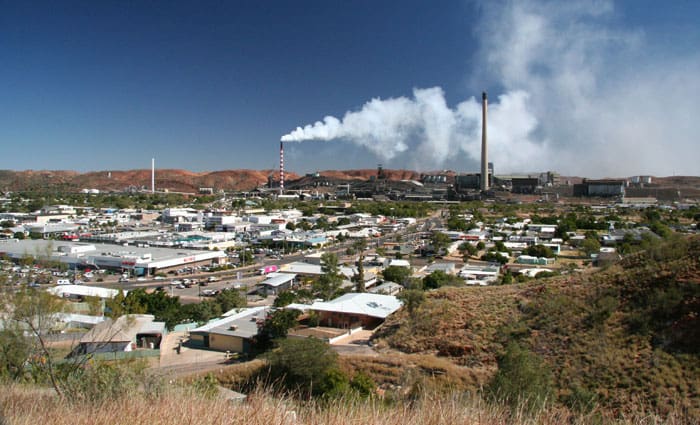 Mining towns outperform capital city