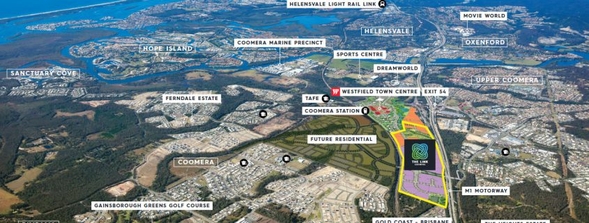 The Link Coomera – our Newest Business Park (Bringing jobs to the Gold Coast)