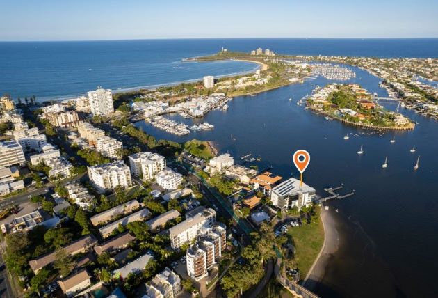 why this riverfront apartment in Mooloolaba set a new property record