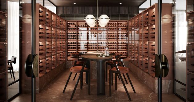 oversized cellar room in Club Royale