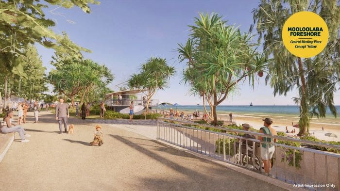 Mooloolaba's Loo with a View precinct concept yellow (view 6)