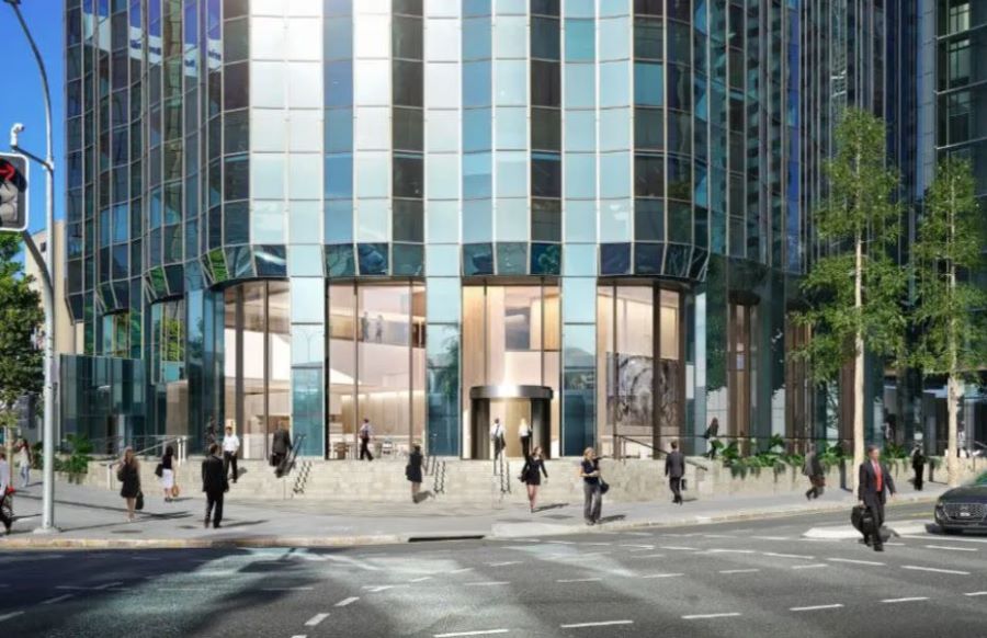 Lobby Revamp of Marquette's Blue Tower in Brisbane