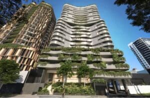 Kokoda plans fluid-form residential tower in Brisbane