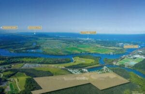 The 32.68ha property by the Maroochy River.