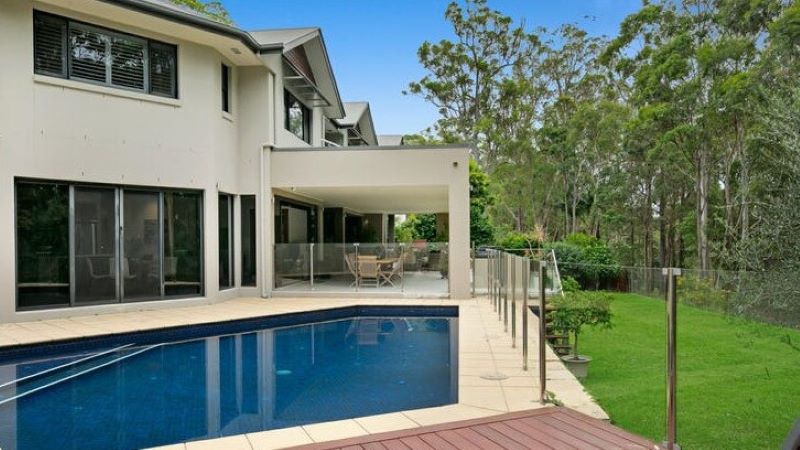 The property faces the Palmer Golf Course in Robina