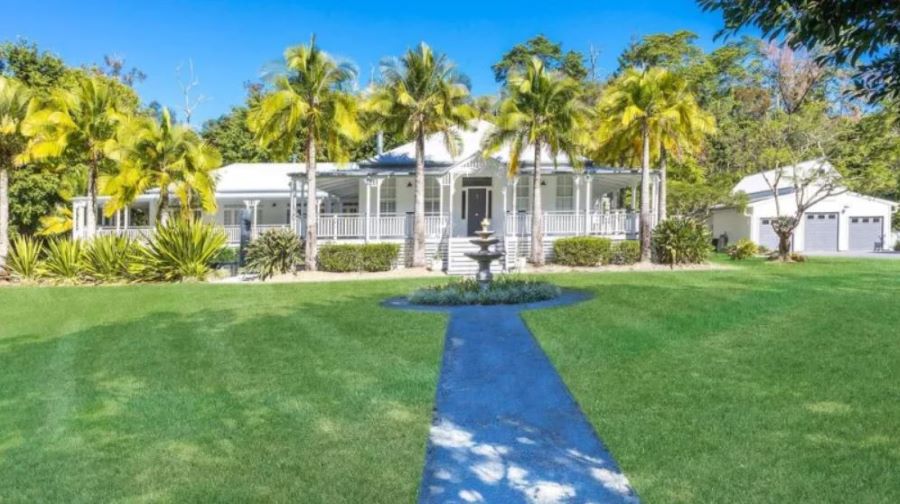 The former prize home is in Tallebudgera Valley.