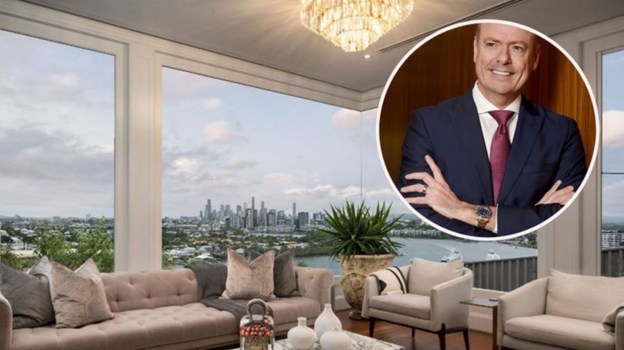 Domino's boss Don Meij has sold his Brisbane trophy home for just over $8 million.