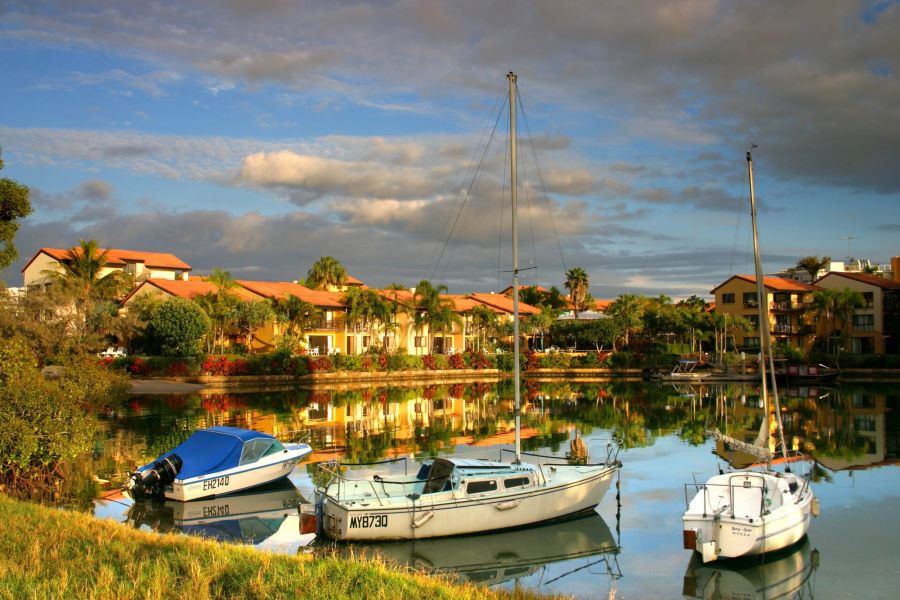 Noosaville is picture perfect on the river. 