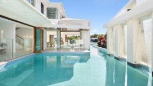 Coomera Waters property's super-sized infinity-edge pool