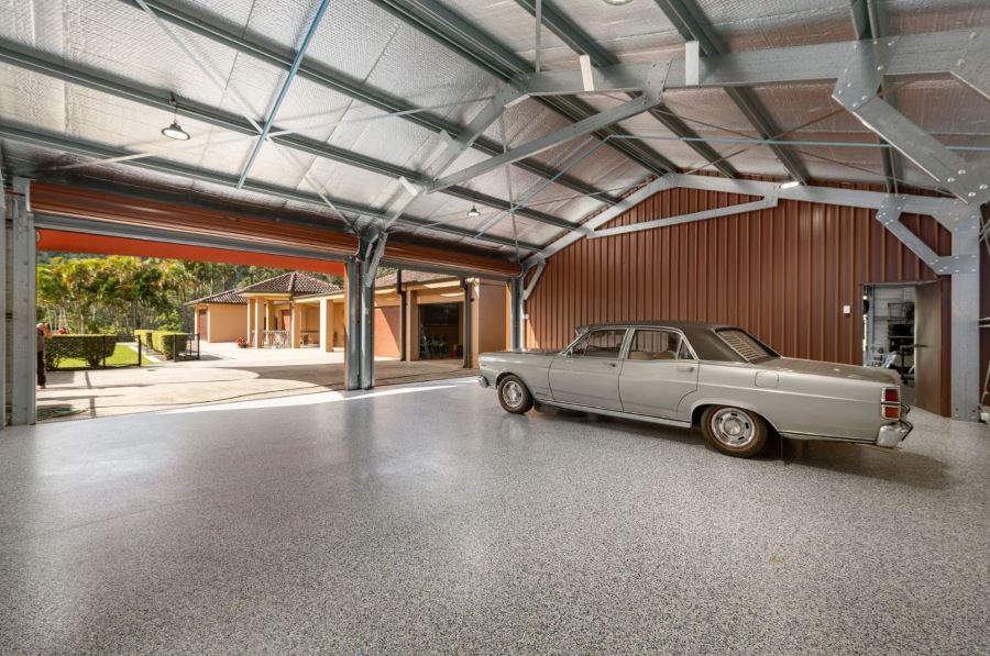 Gold Coast hinterland mansion's garage